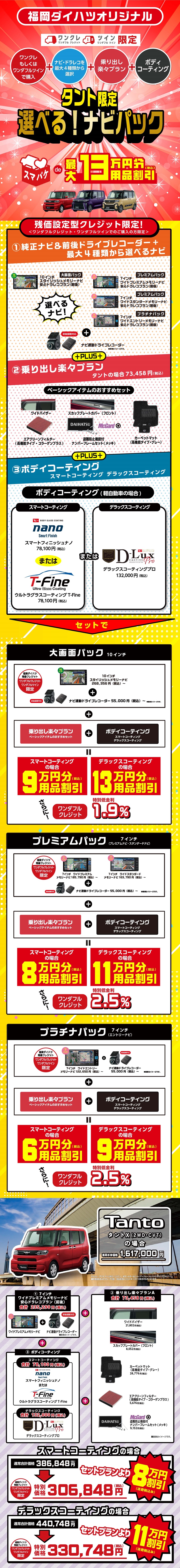 福岡ダイハツ今月のキャンペーン